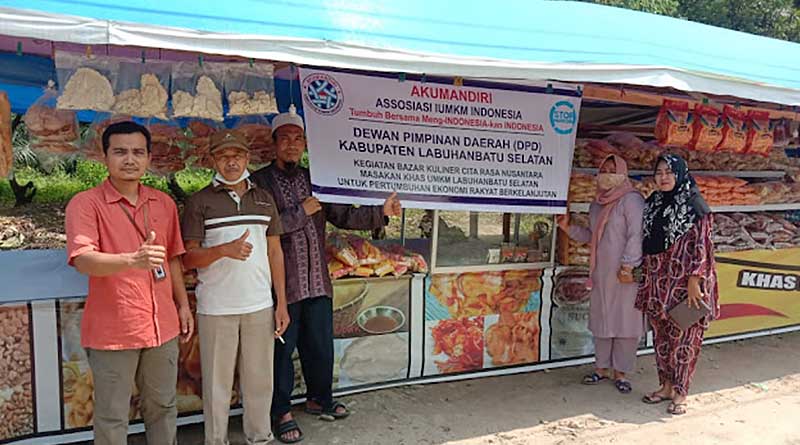 Peresmian Pasar Pusat Jajanan dan Oleh-oleh DPD Asosiasi IUMKM Akumandiri Labuhanbatu Selatan